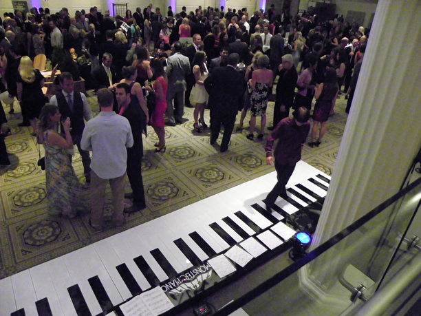 Dancer on Floor Piano